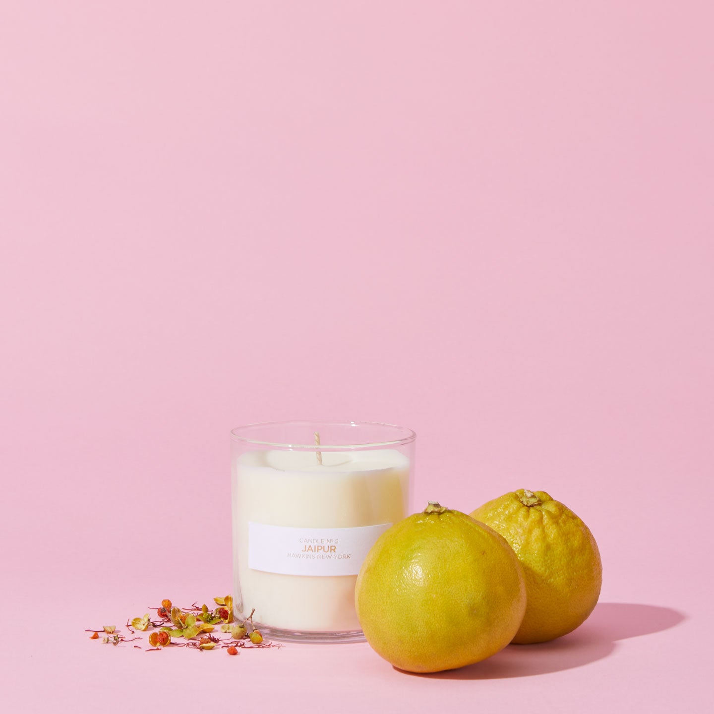 Jaipur candle with grapefruit