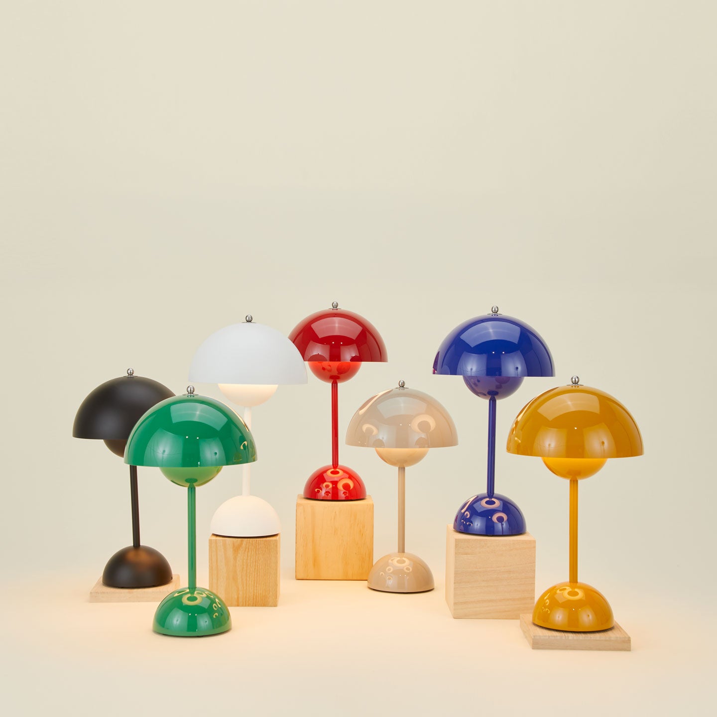 Flowerpot Portable Lamp - Cobalt