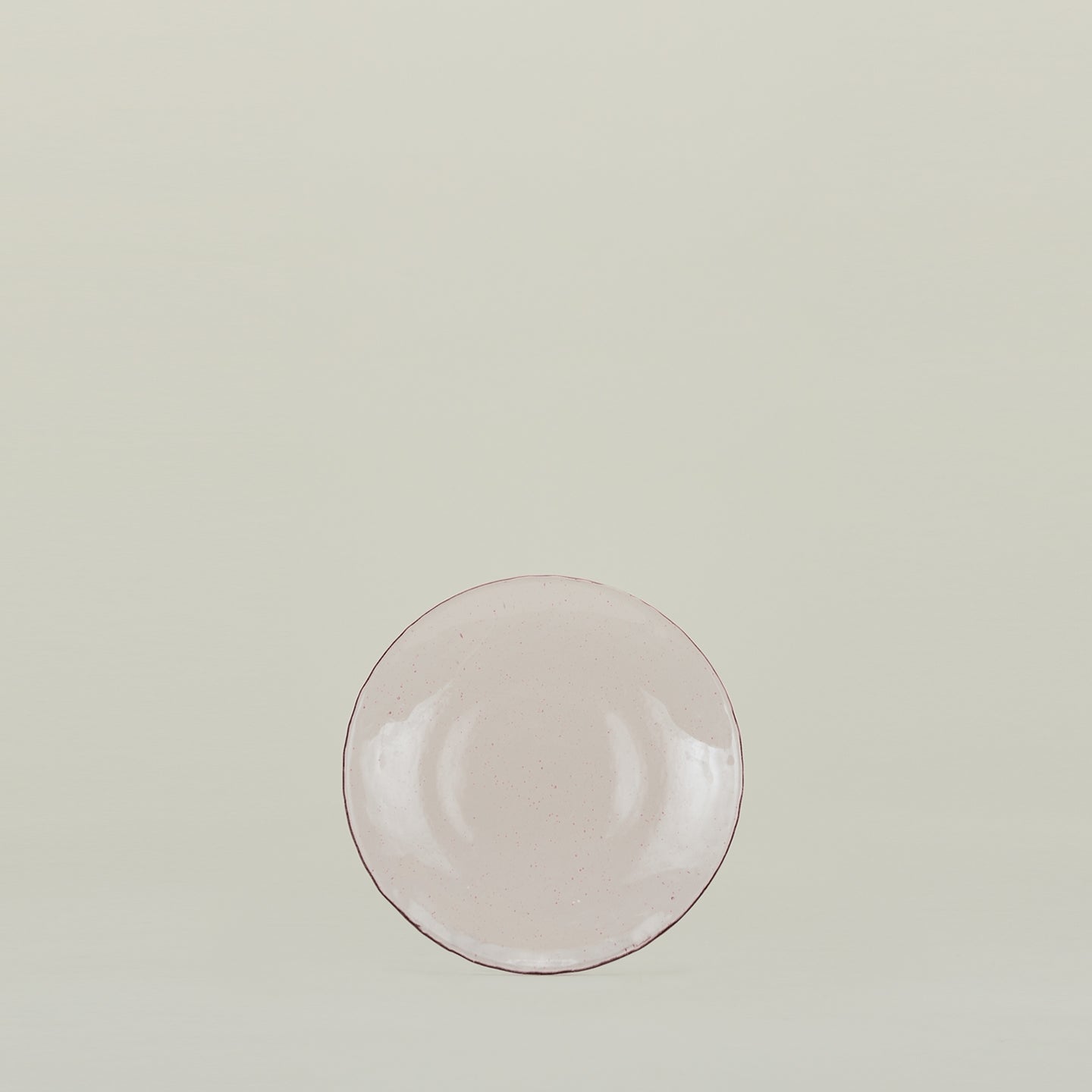 Glass Salad Plate - Blush