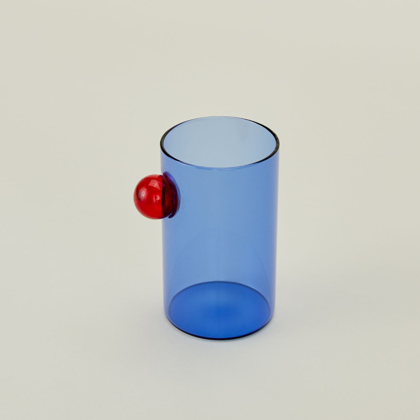 Close up of Bubble Glass in Blue.