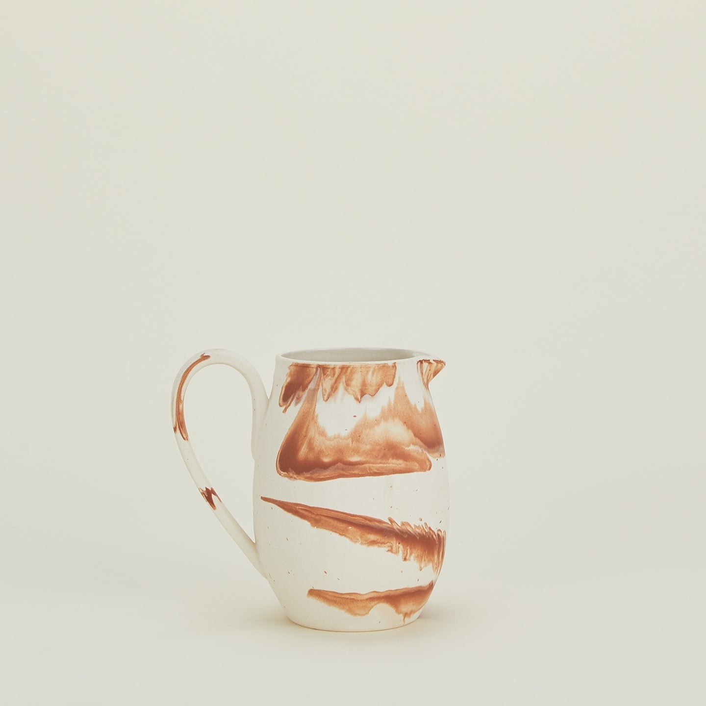 Marbled Stoneware Pitcher