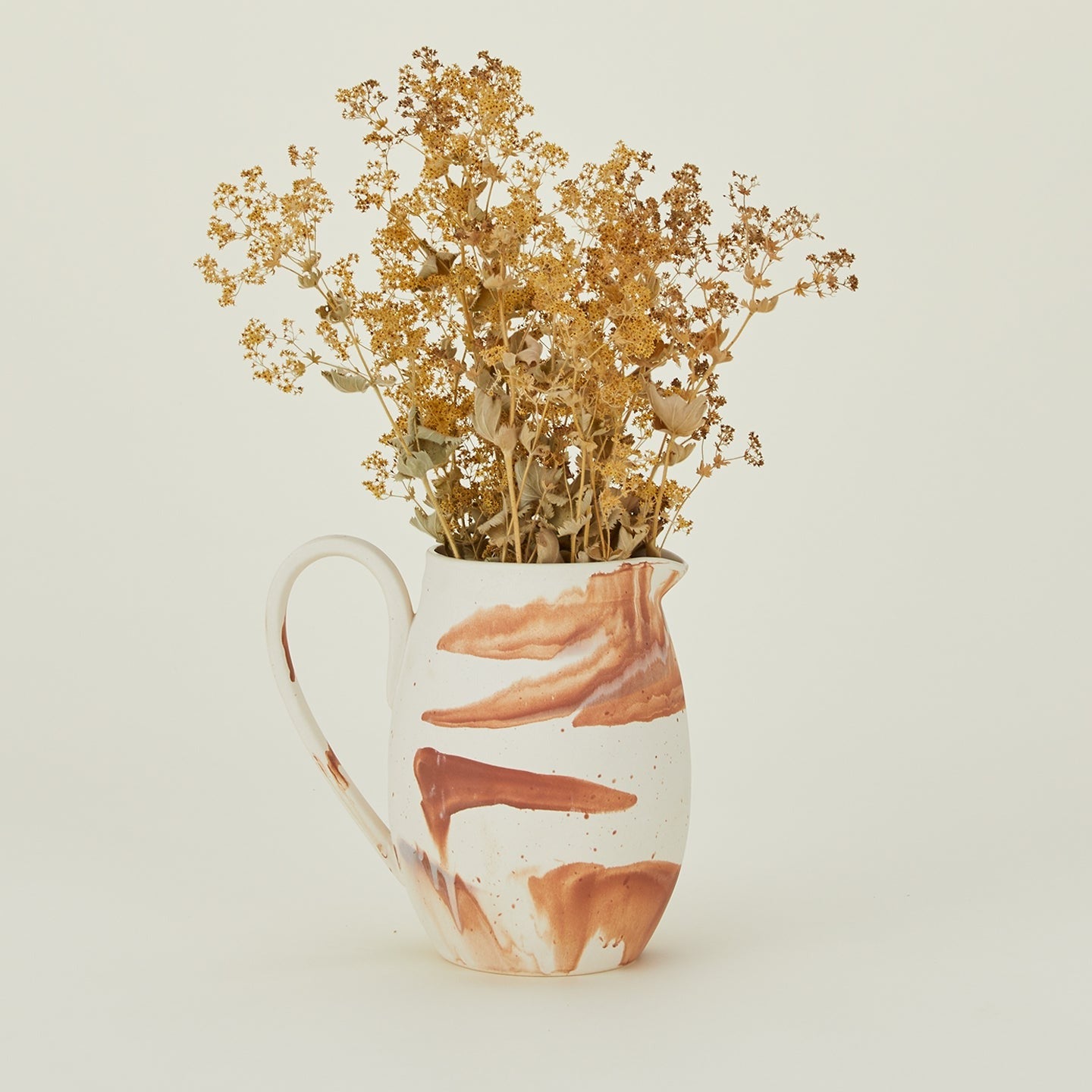 Marbled Stoneware Pitcher