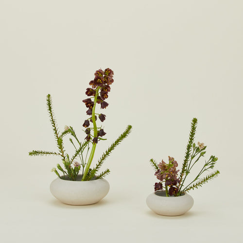 Stoneware Ikebana Vase - Natural