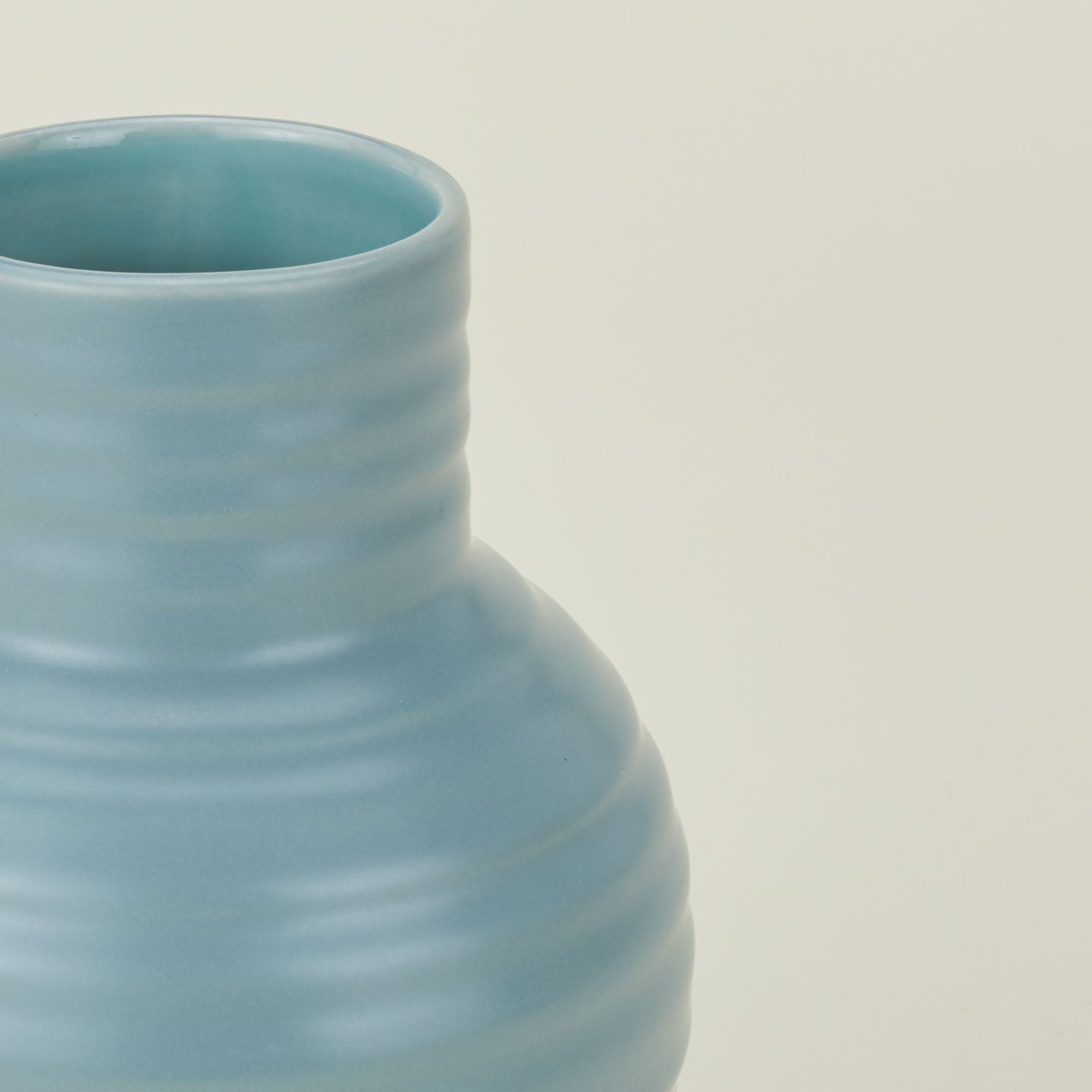 Close up of Essential Ceramic Vase in Sky.