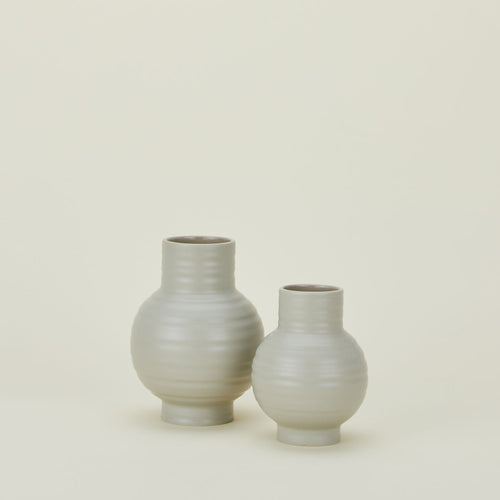 Essential Ceramic Vase - Light Grey