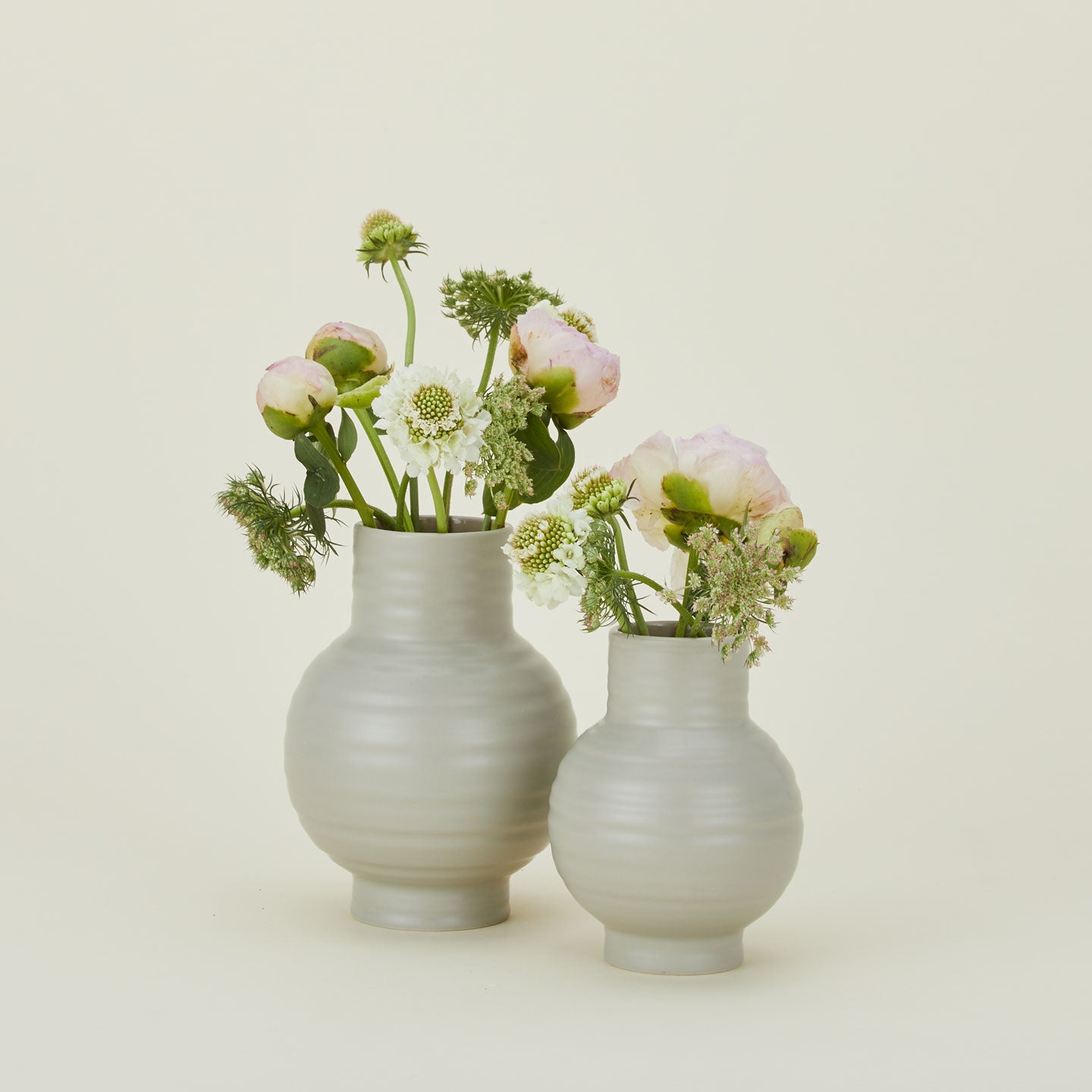 Essential Ceramic Vase - Light Grey