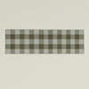 Simple Plaid Runner - Sage/Olive