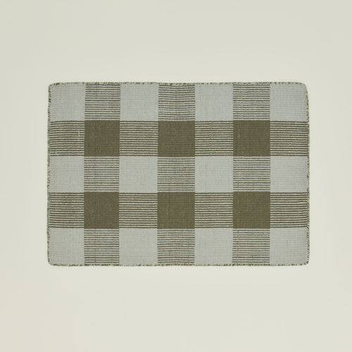 Simple Plaid Rug - Sage/Olive