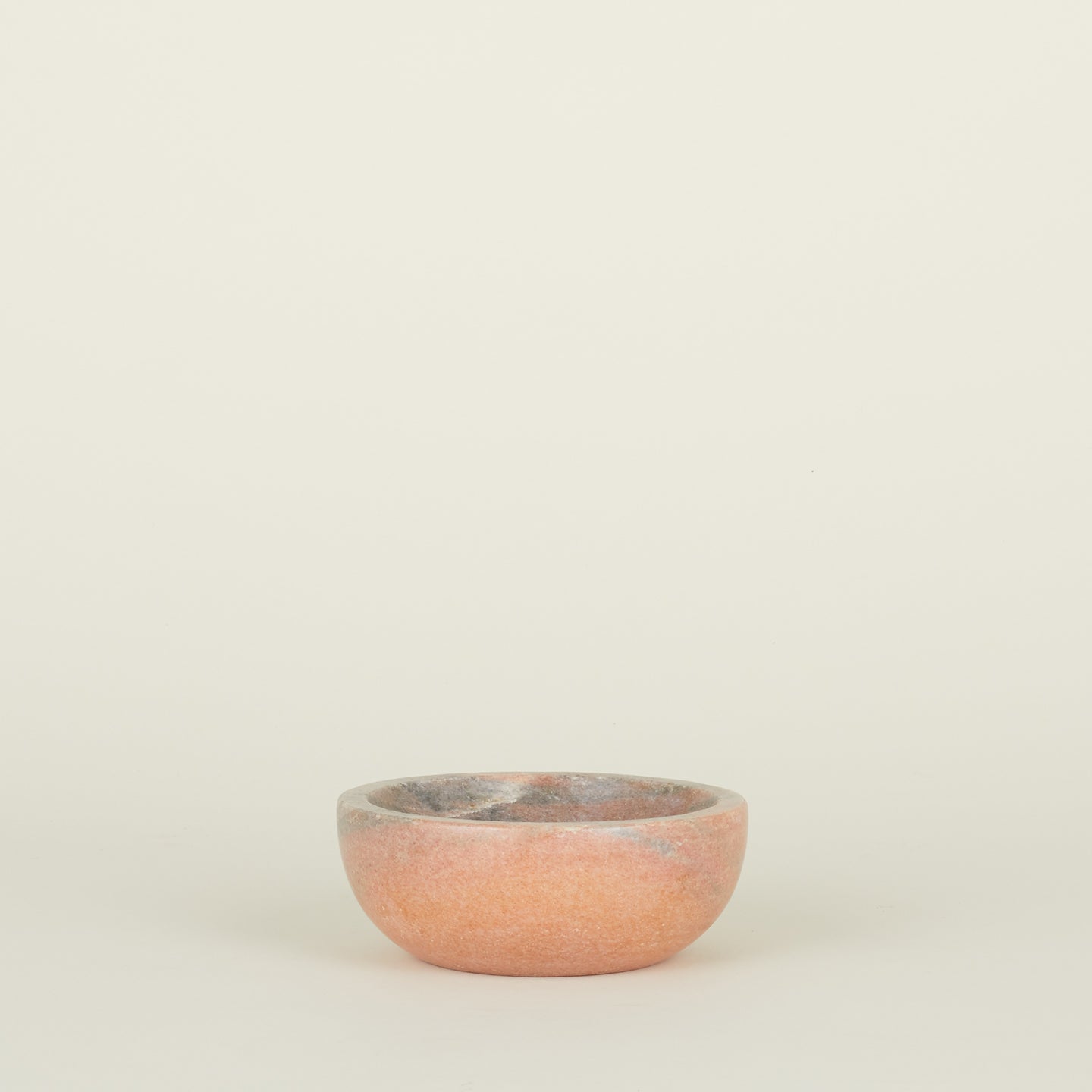Medium Simple Marble Bowl in Pink.