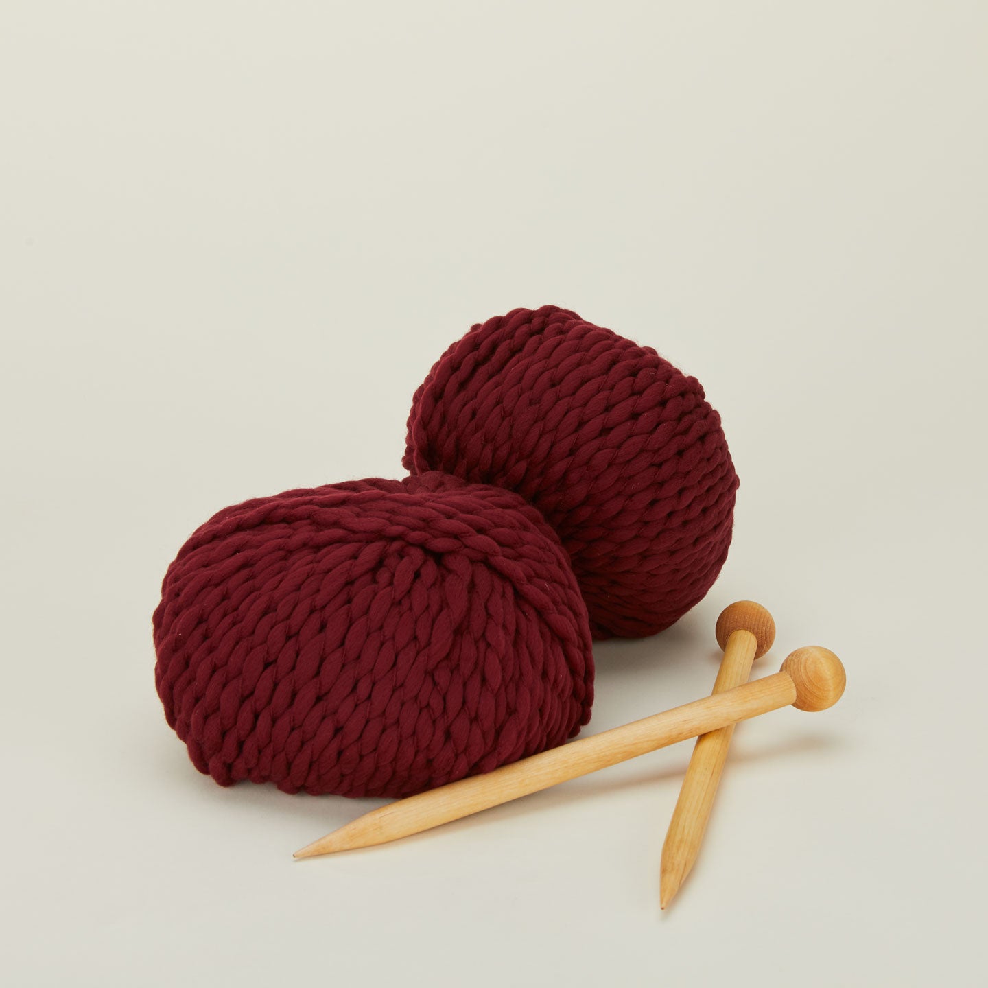 Scarf Knitting Kit - Bordeaux