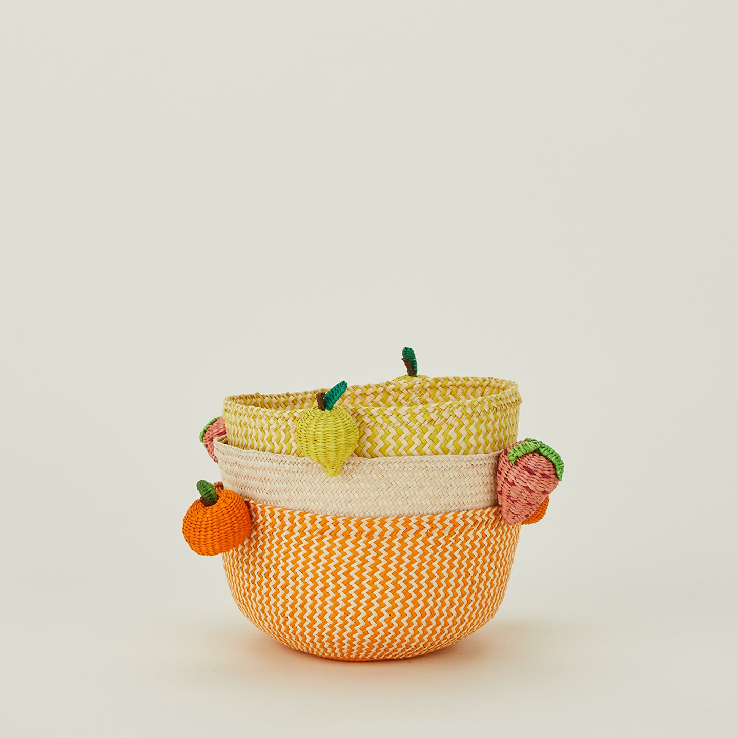 Woven Fruit Basket - Strawberry