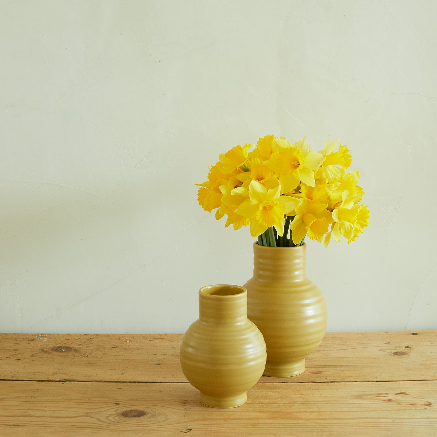 Essential Ceramic Vase - Mustard