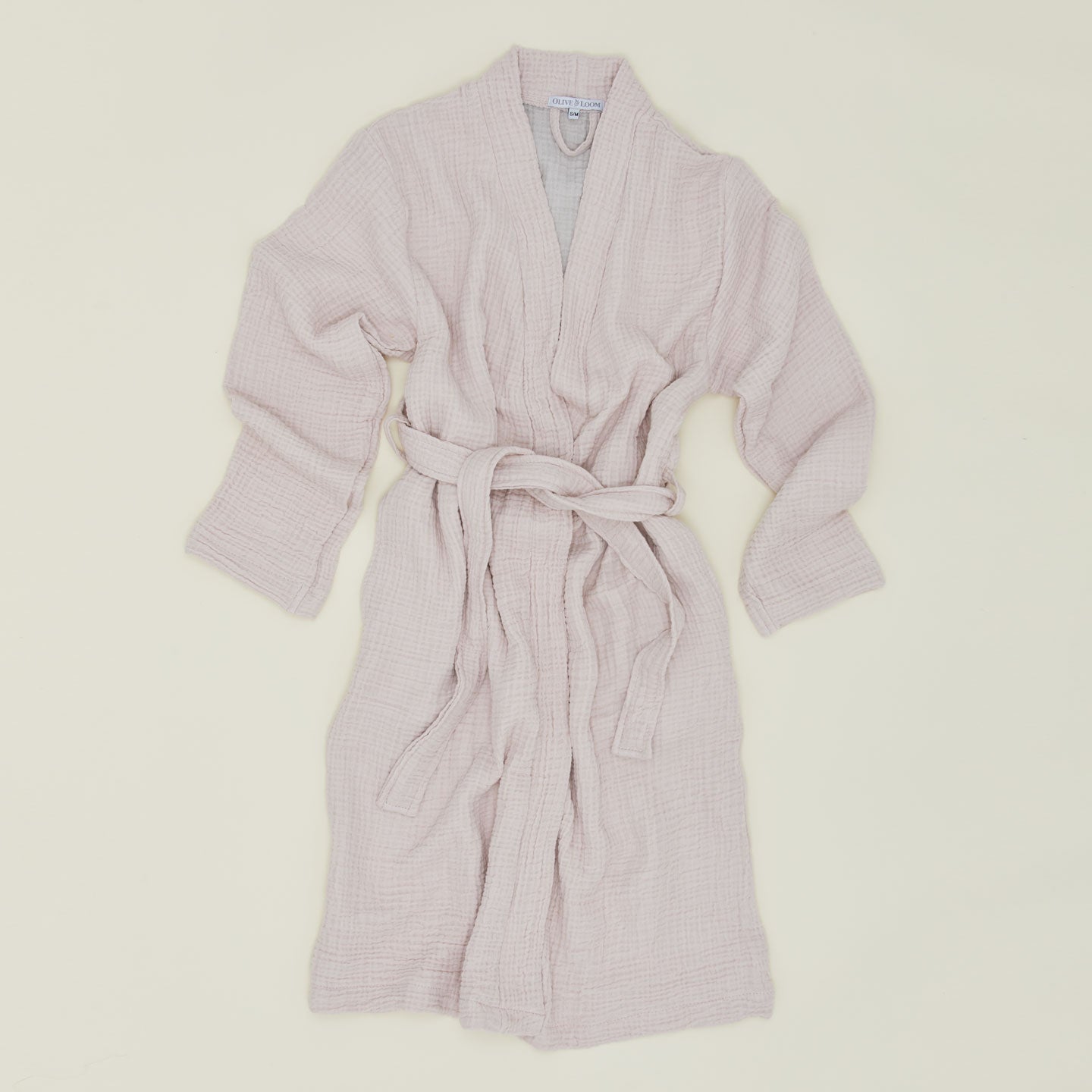 Cotton Gauze Bathrobe - Blush