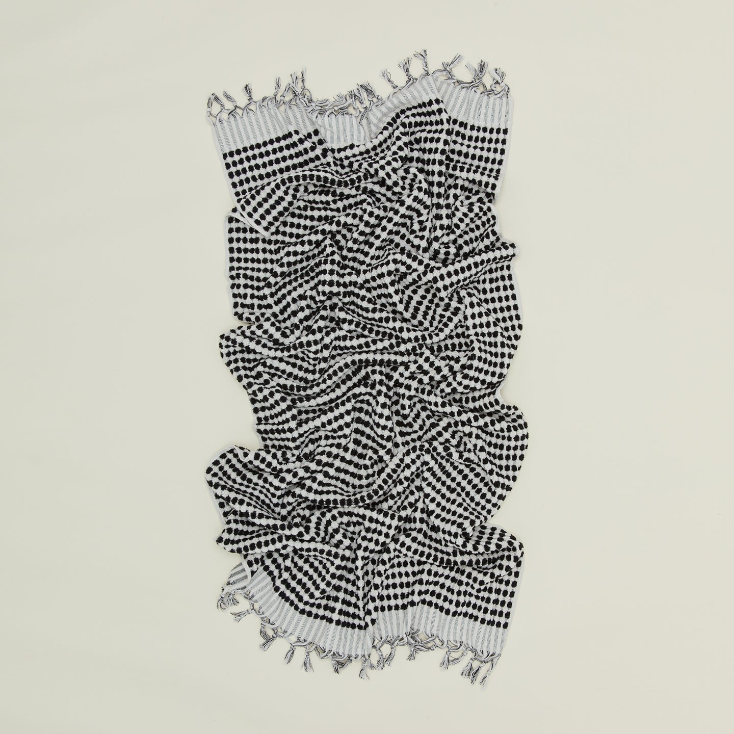 Dotted Towel - Black