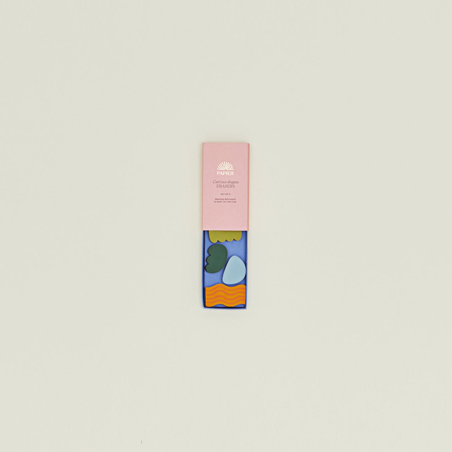 Curious Shapes Erasers