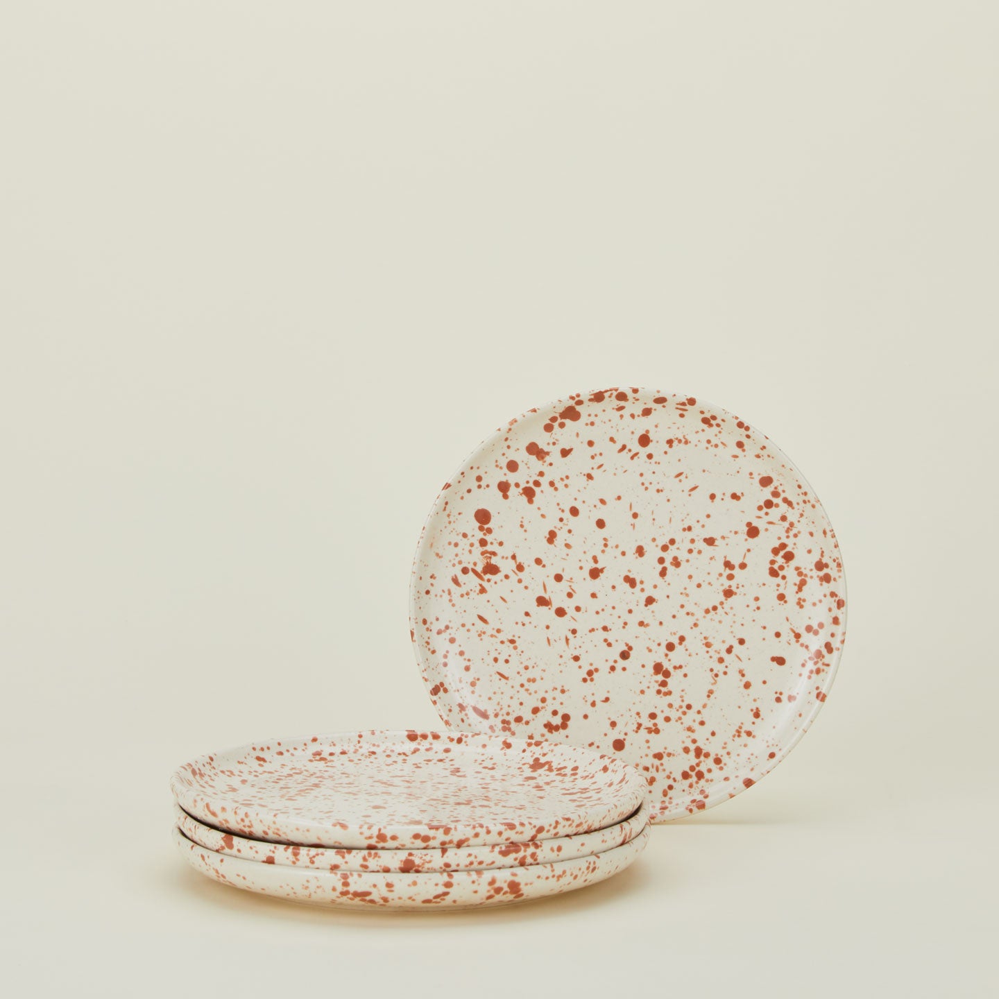 Splatterware Plate, Set of 4 - Terra