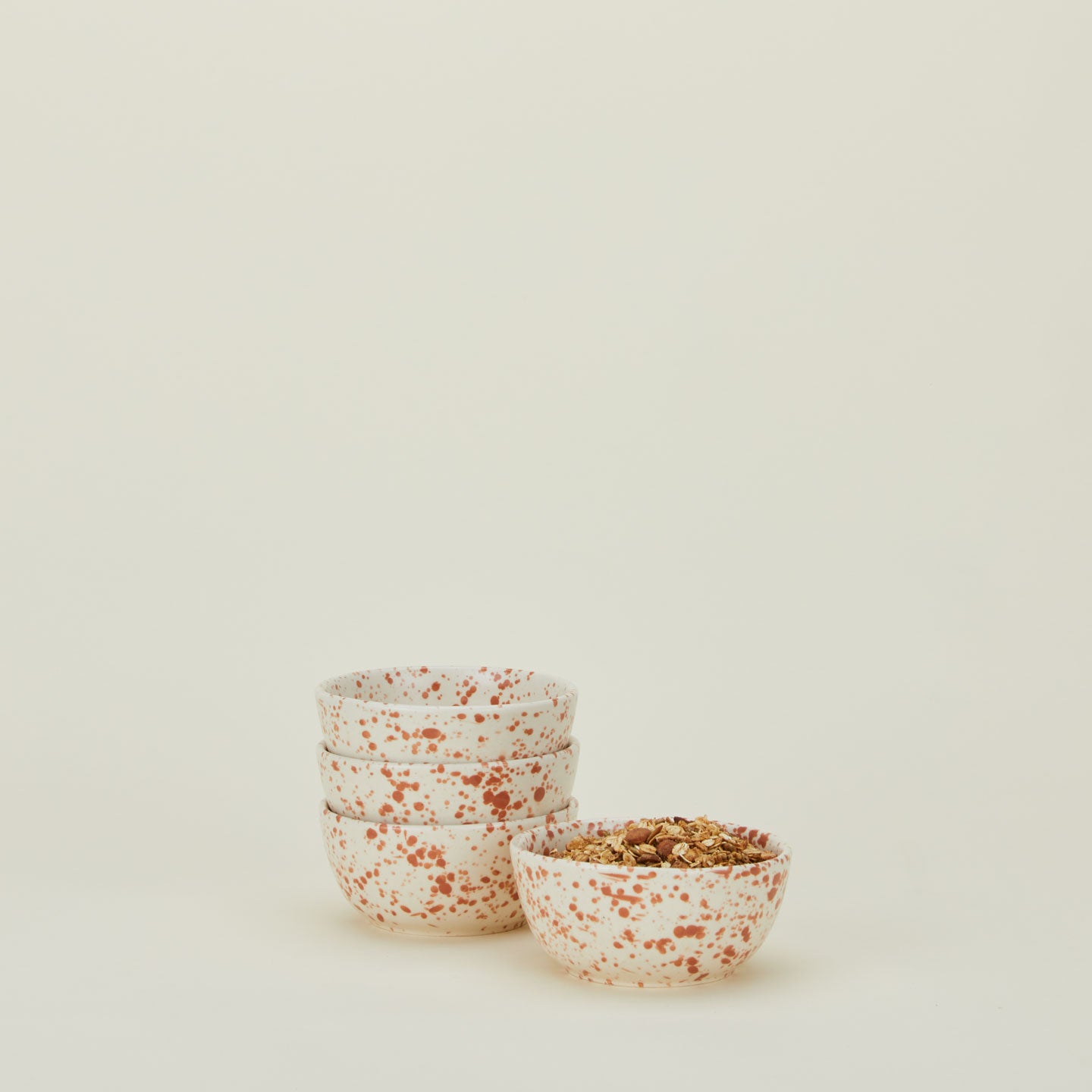 Splatterware Bowl, Set of 4 - Terra