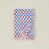 Quilted Checkered Throw - Red/Blue Checkered