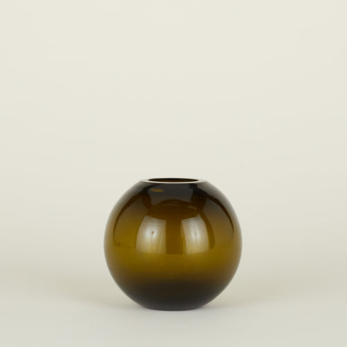 Large aurora vase in olive