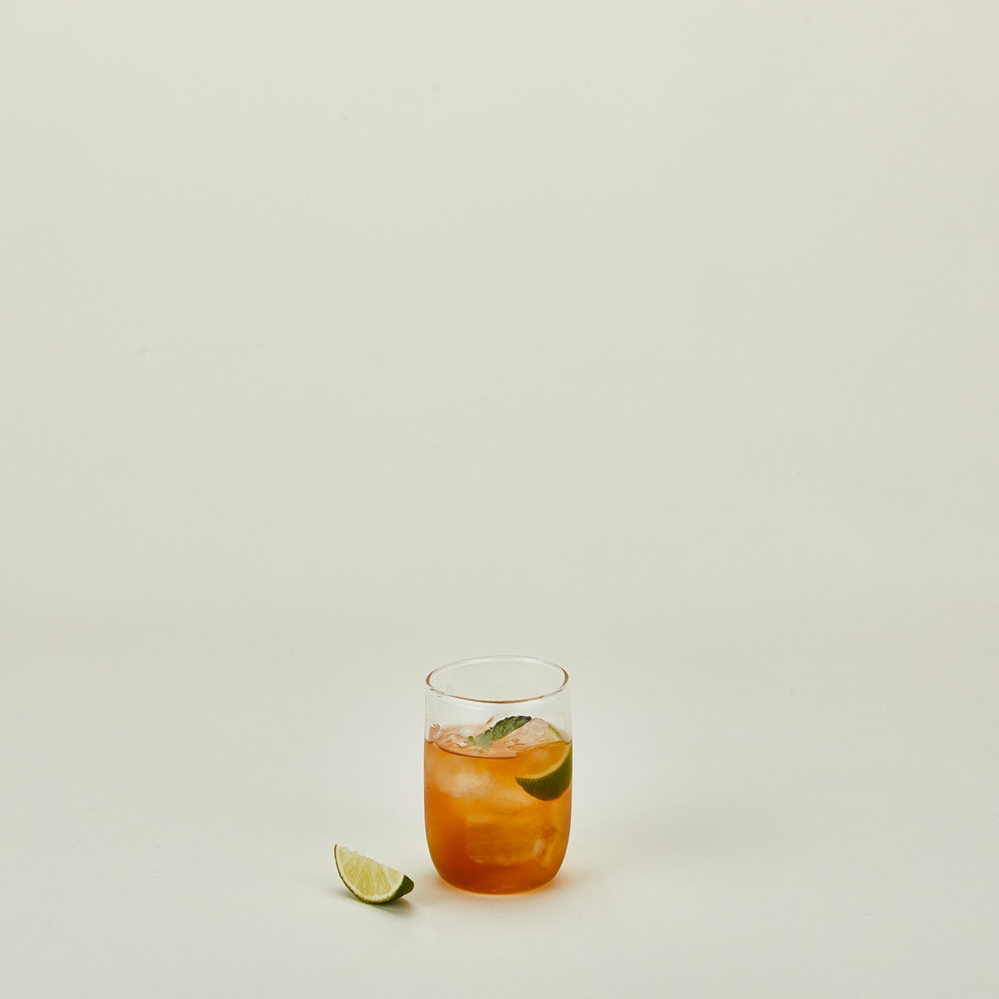 Individual large boreal glassware filled