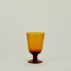 Stemmed Wine Glass - Amber