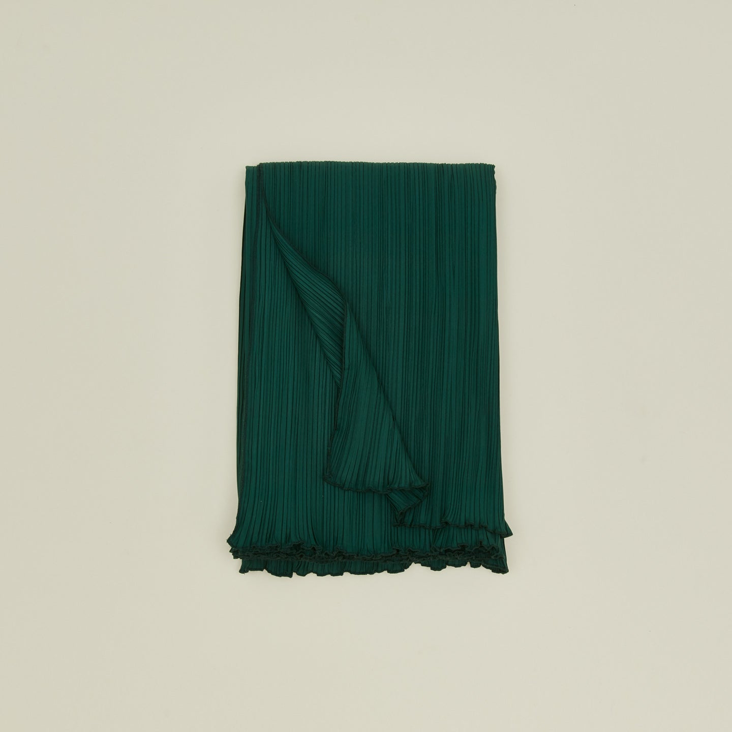 Cahaya Pleated Tablecloth - Olive