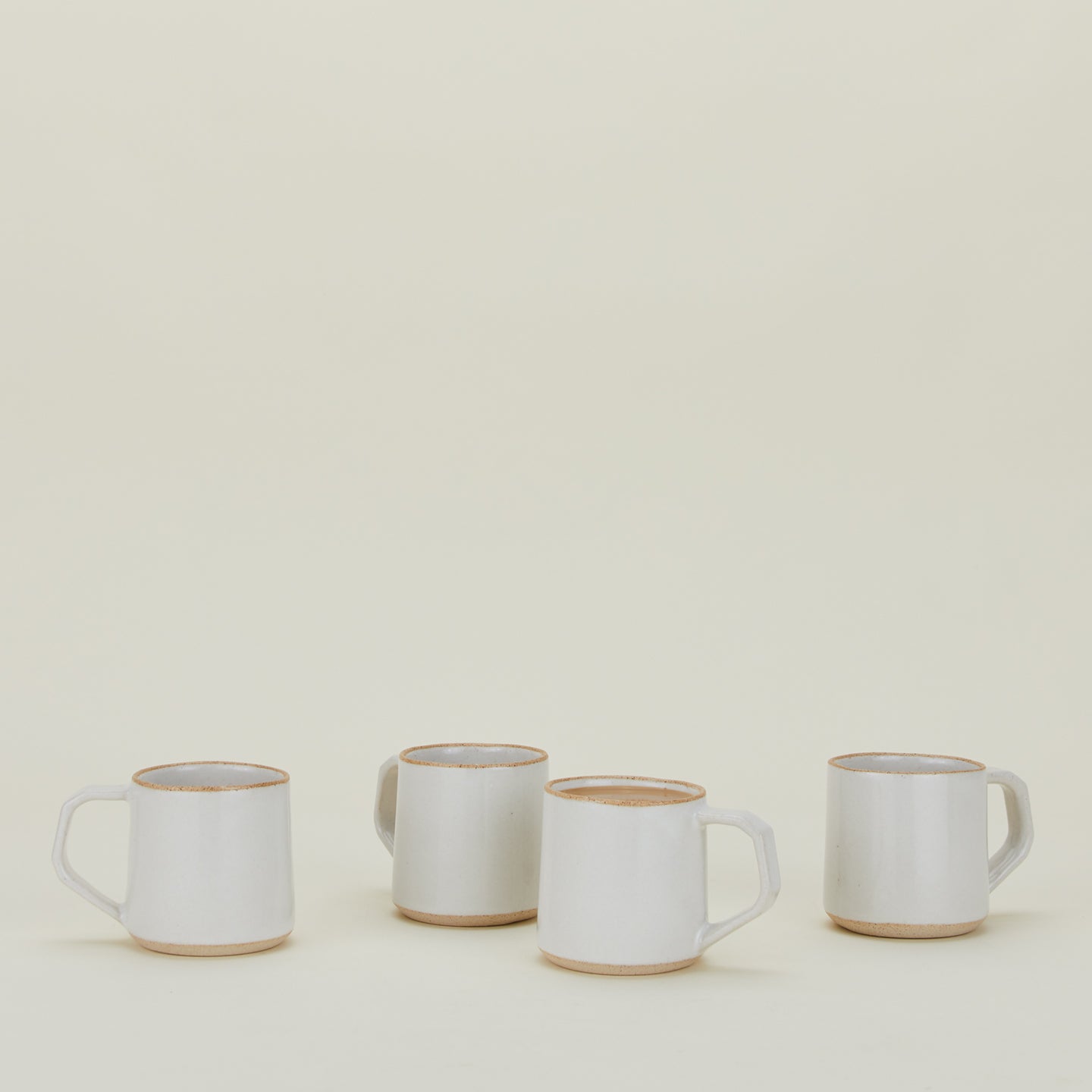 Four Minimal Mugs.
