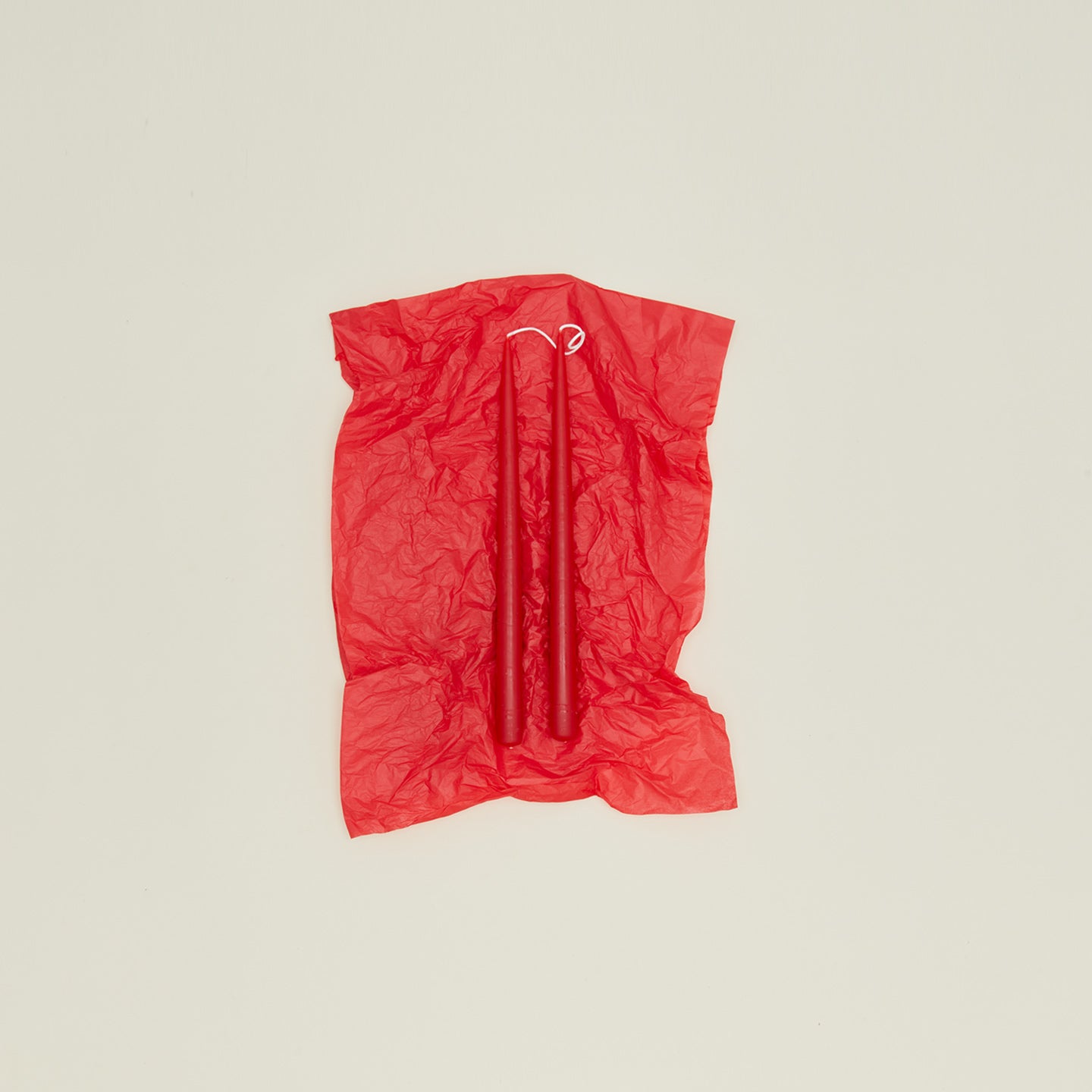 Hand Dipped Taper Set - Red
