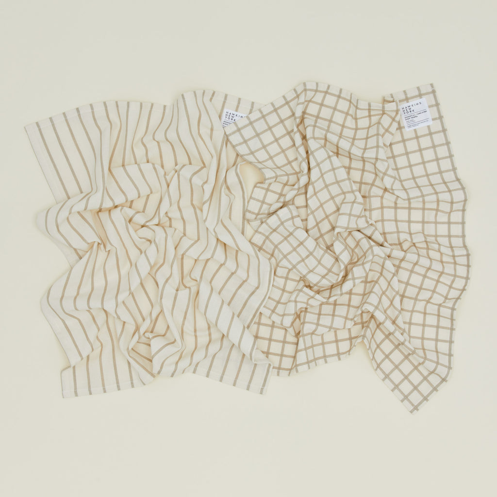 Hawkins New York Essential Yarn Dyed Dish Towels Hawkins New York Essential Yarn Dyed Dish Towels