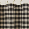 Essential Gingham Shower Curtain - Light Grey/Black