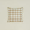 Essential Gingham 18x18 Pillow - Ivory/Flax