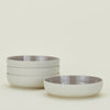 Essential Low Bowl, Set of 4 - Light Grey