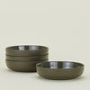 Essential Low Bowl, Set of 4 - Olive