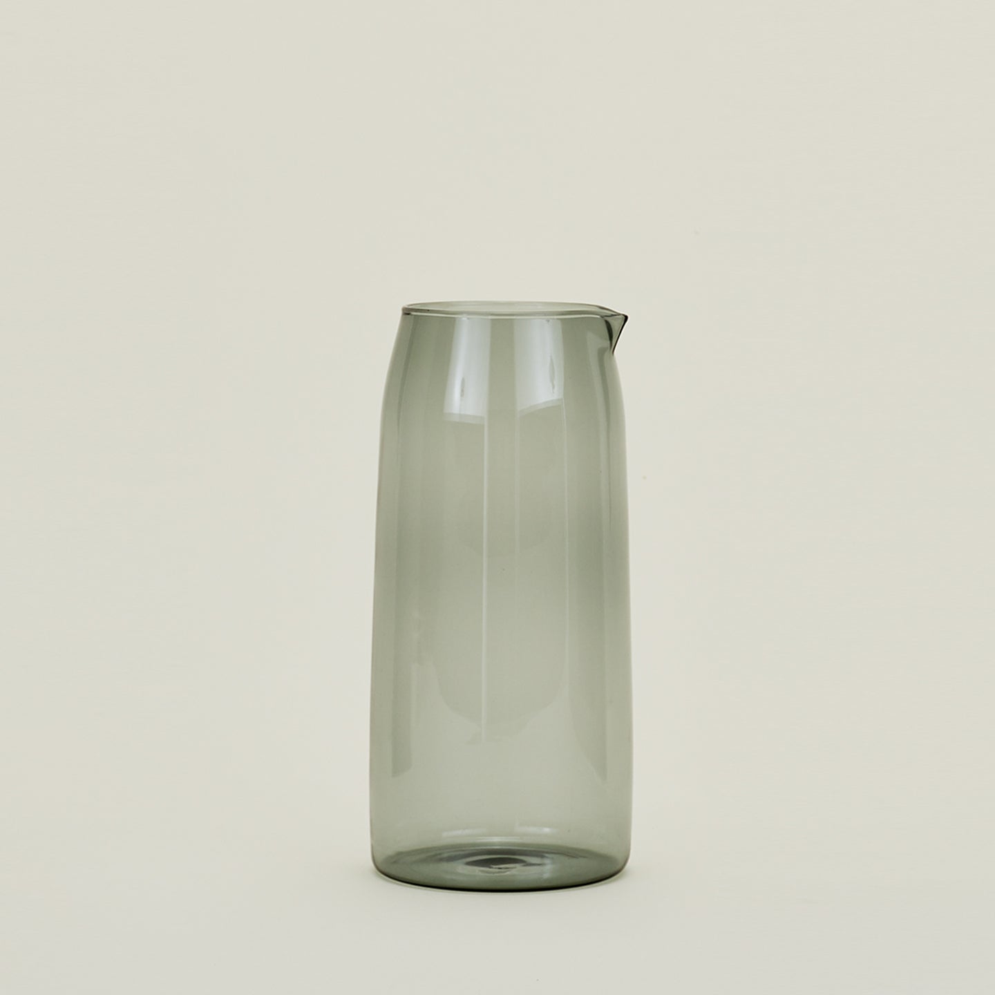 Essential Glassware Pitcher in Smoke.