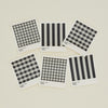 Essential Swedish Dishcloth, Set of 6 - Light Grey/Black