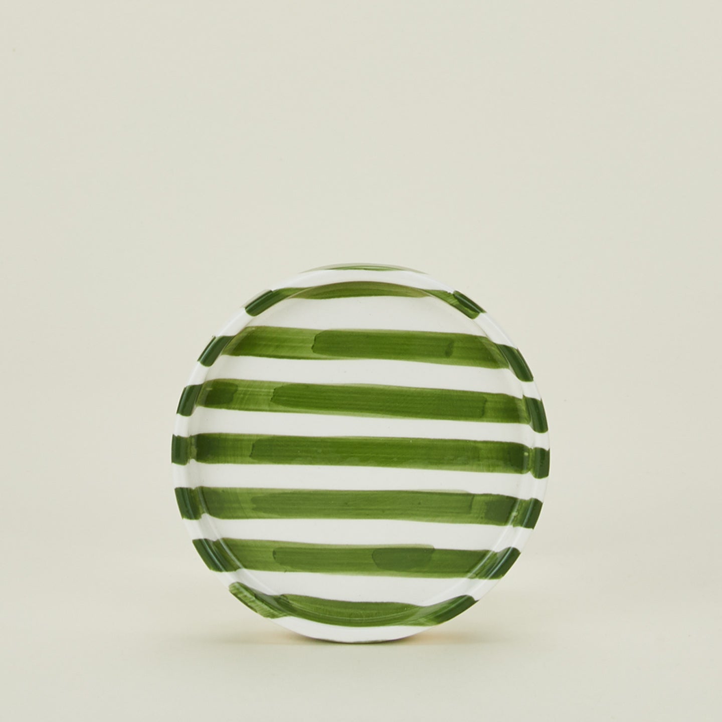 Fodory olive striped salad plate
