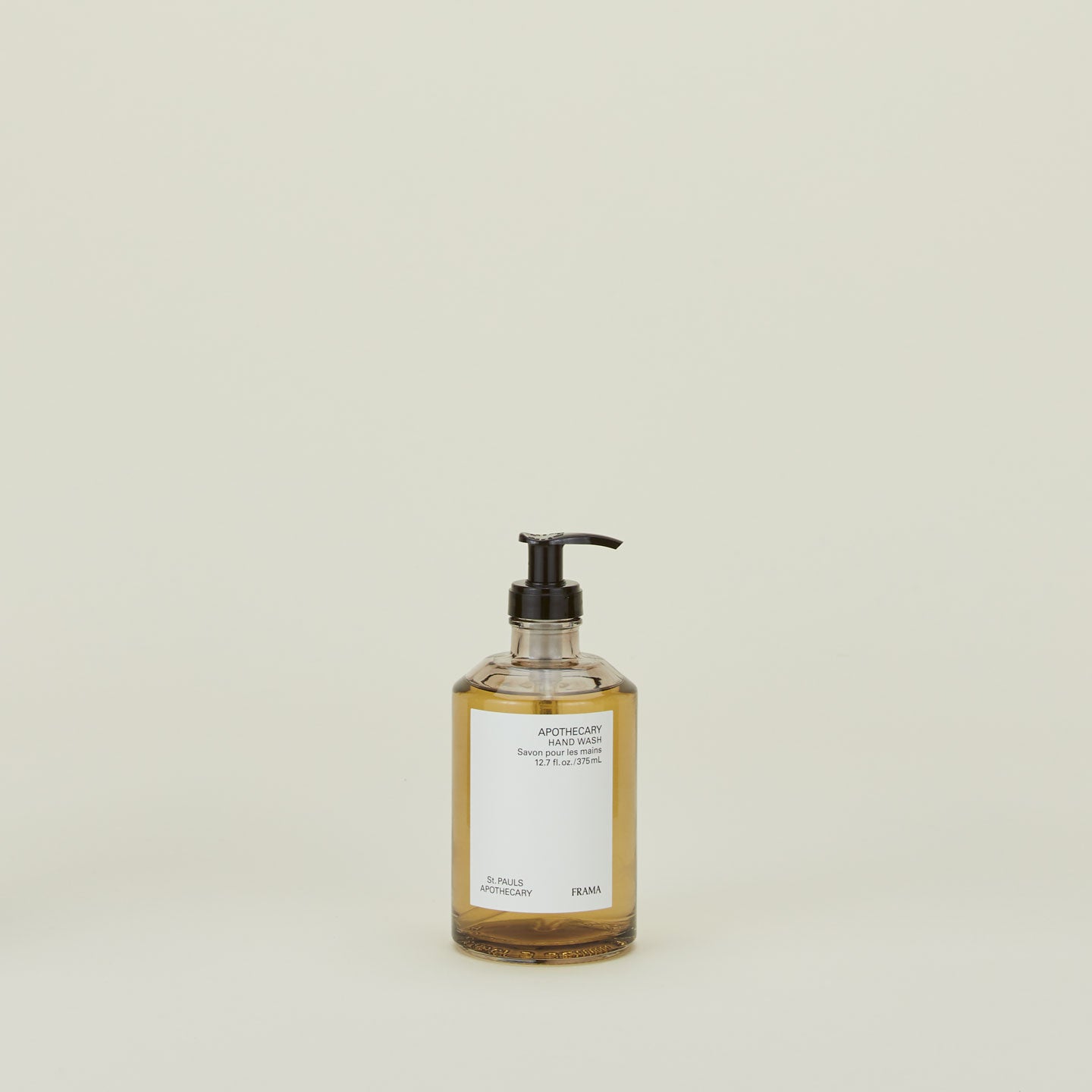 An apothecary scented liquid hand wash.