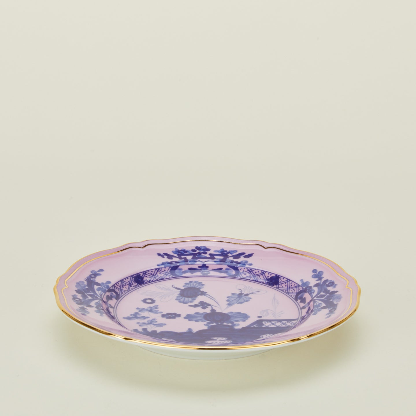 Ginori dessert plate in azalea