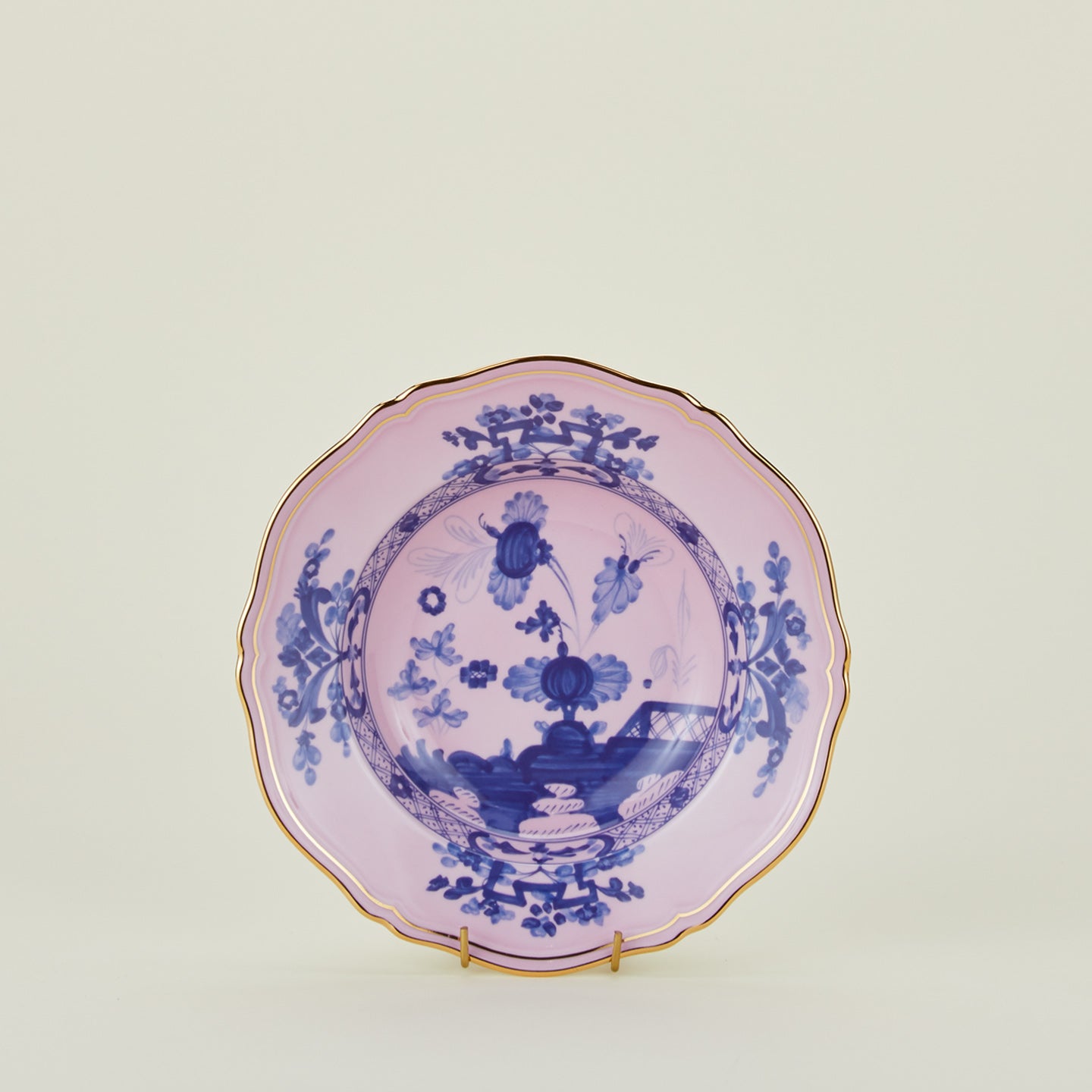 Ginori soup plate in azalea
