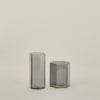 Helix Glass, Set of 4 - Grey