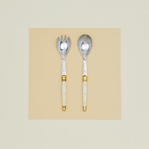 Jean Dubost salad servers
