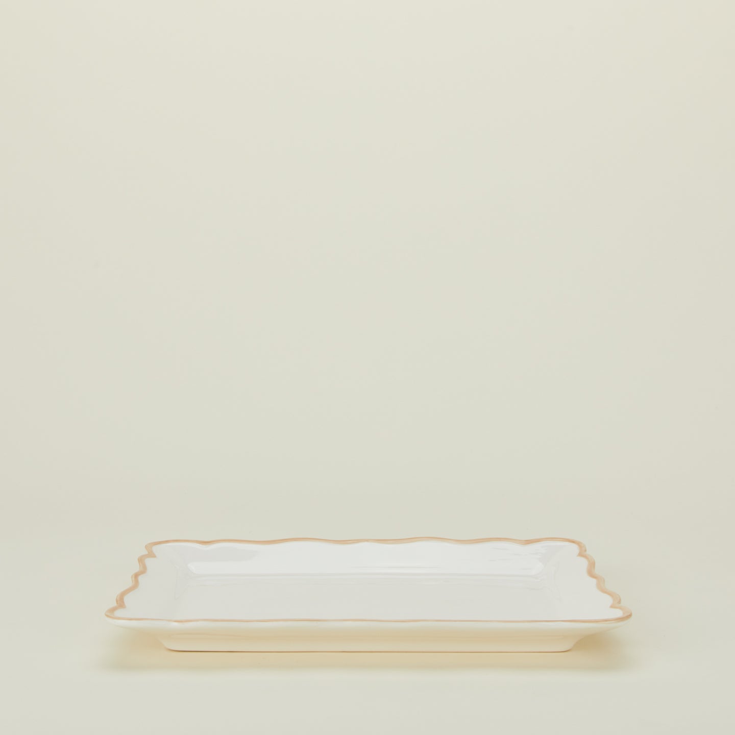 Ogee edge rectangular platter