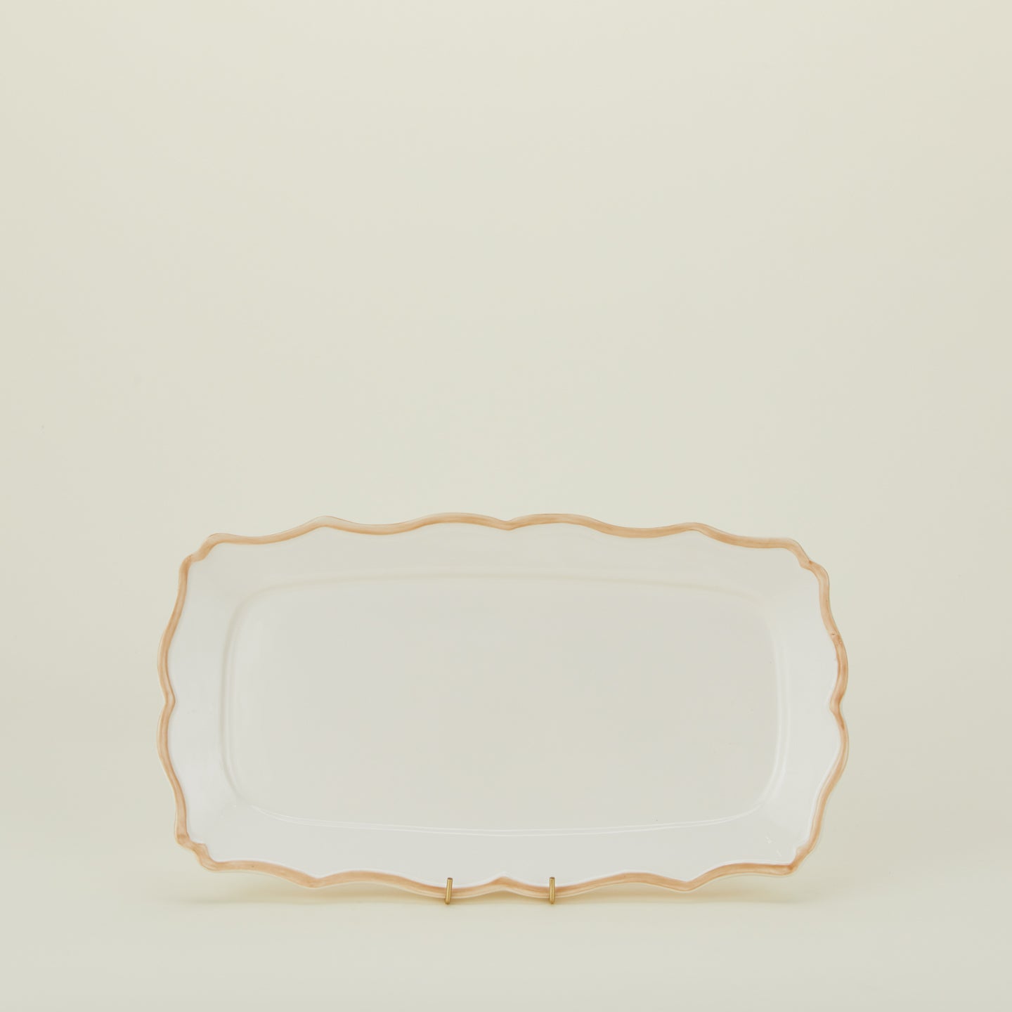 Ogee edge rectangular tray