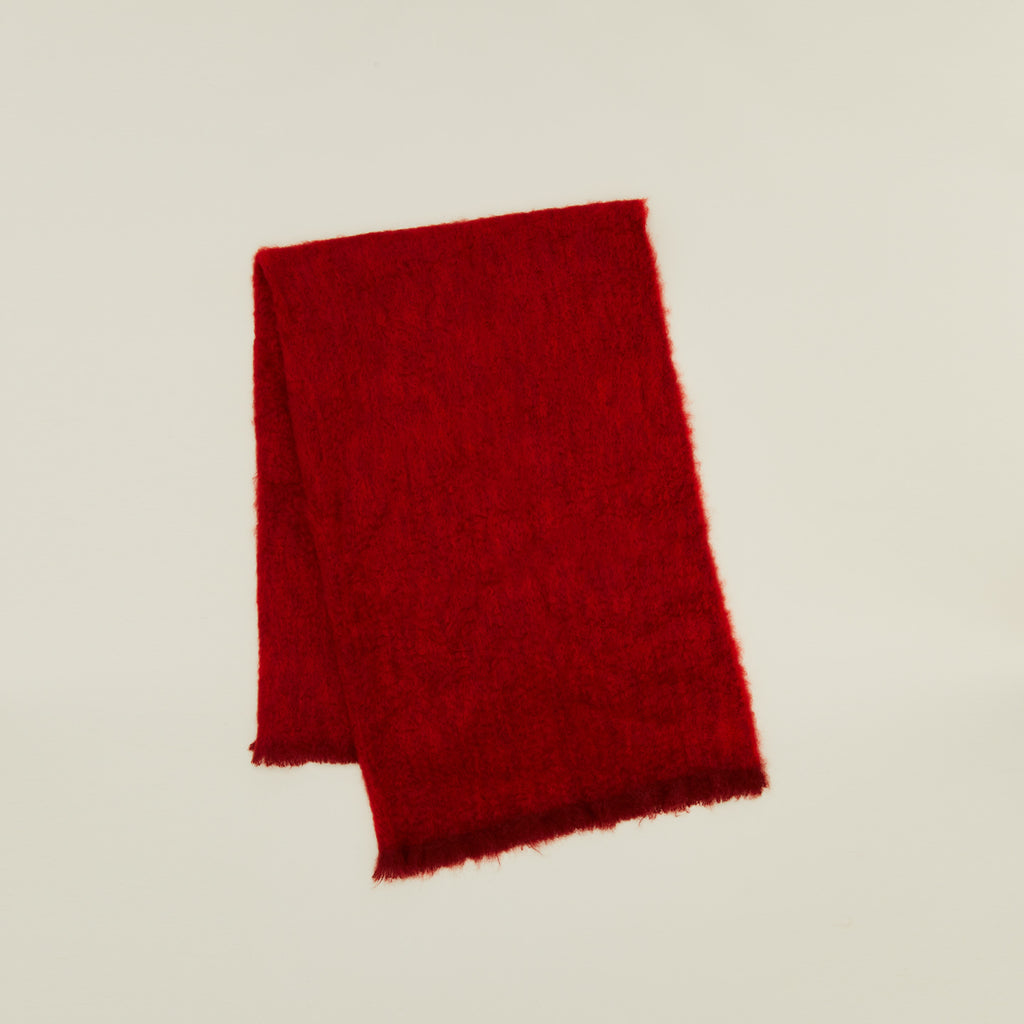 VINTAGE 100% MOHAIR BLANCKET ショール 超肉厚 Solid Mohair Throw - Red – Hawkins New York