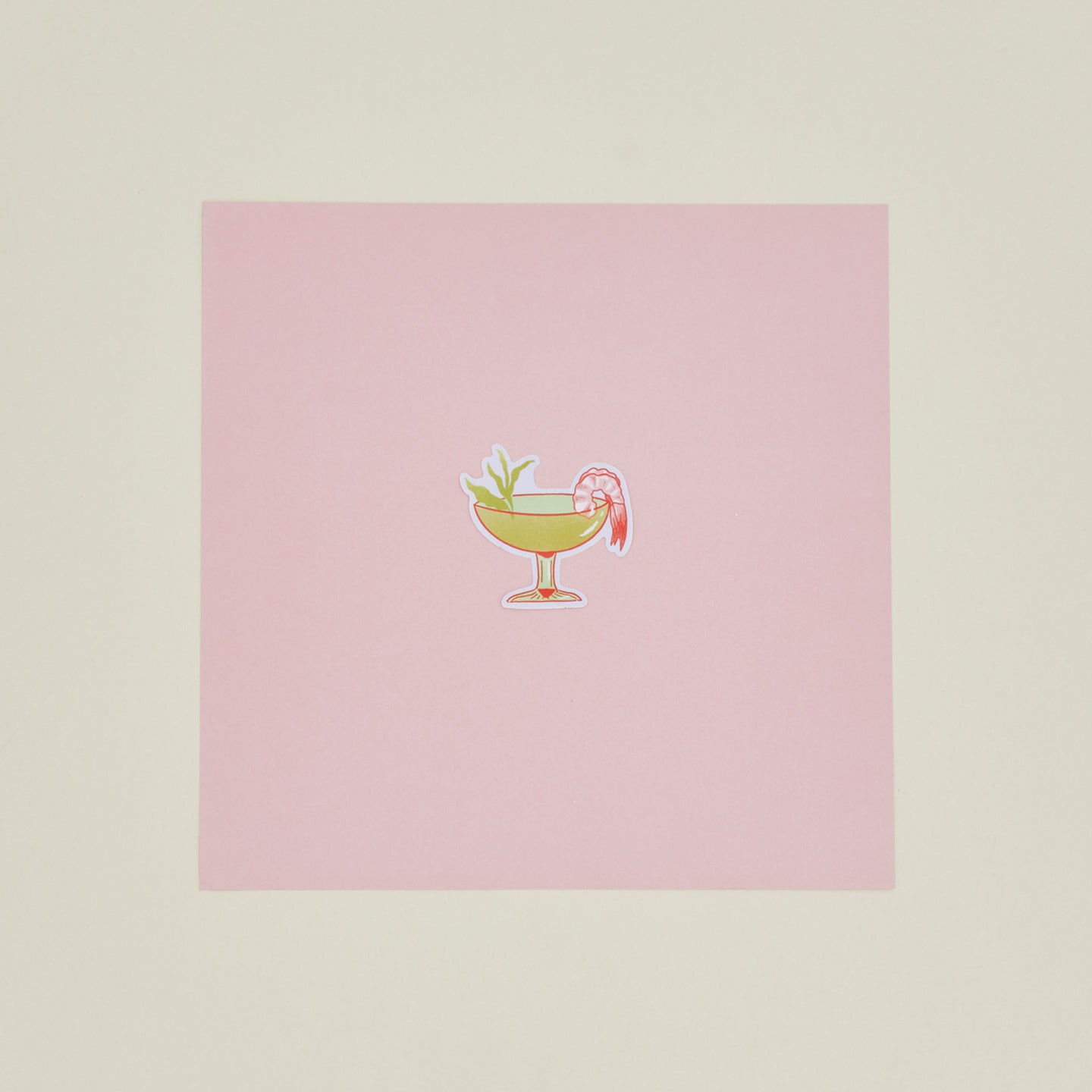 Shrimp Cocktail Vinyl Sticker