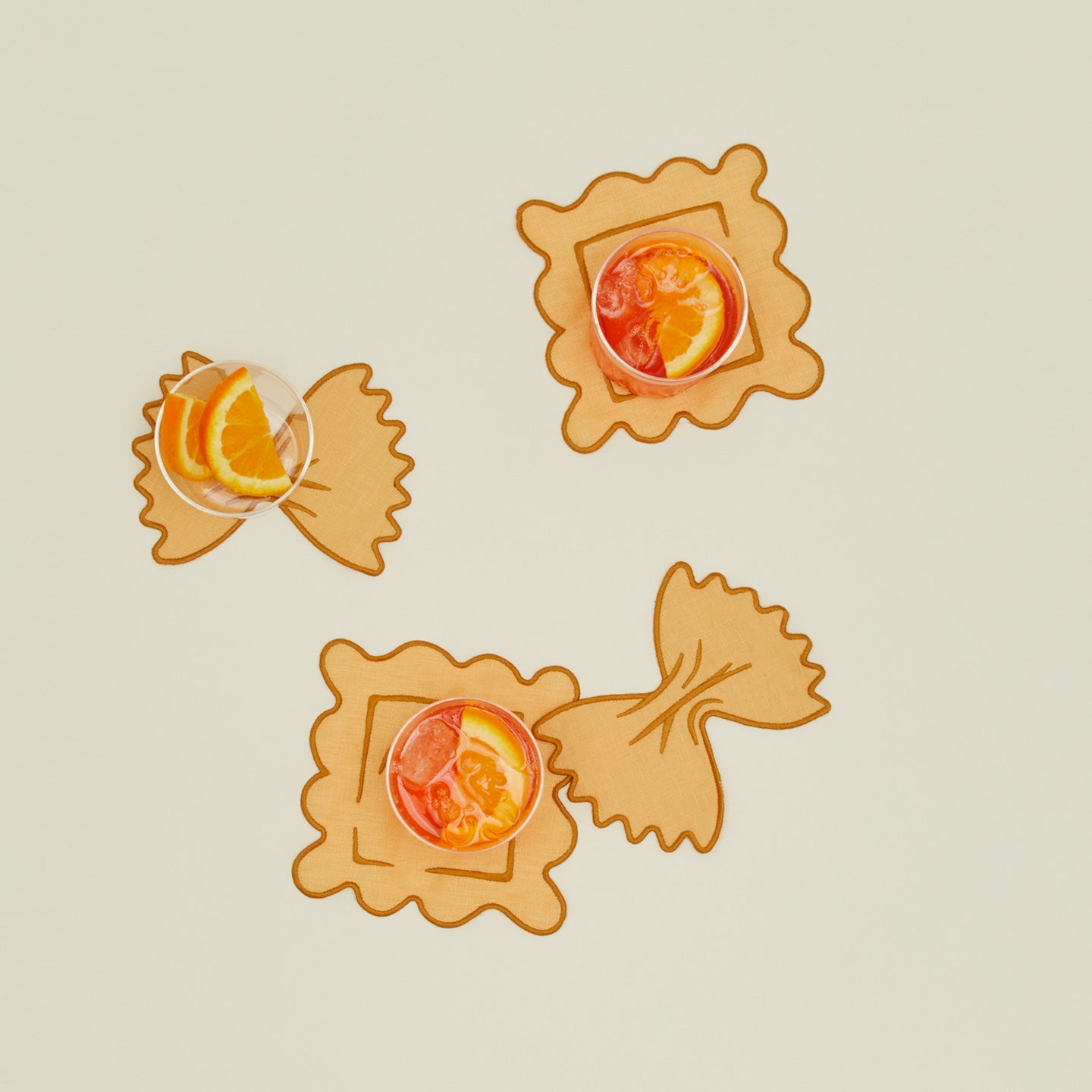 Pasta cocktail napkins