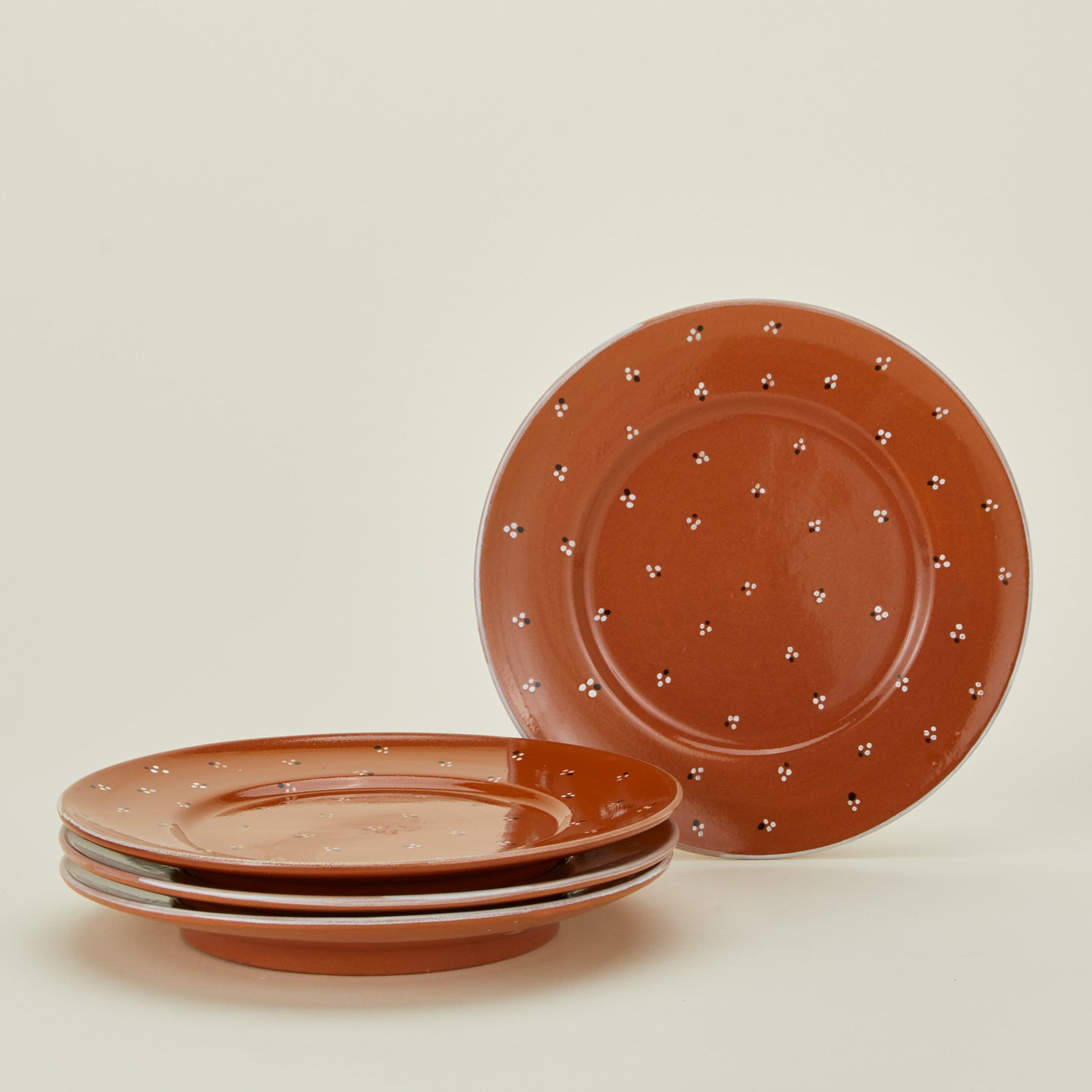 Dotty dinnerplate set of 4