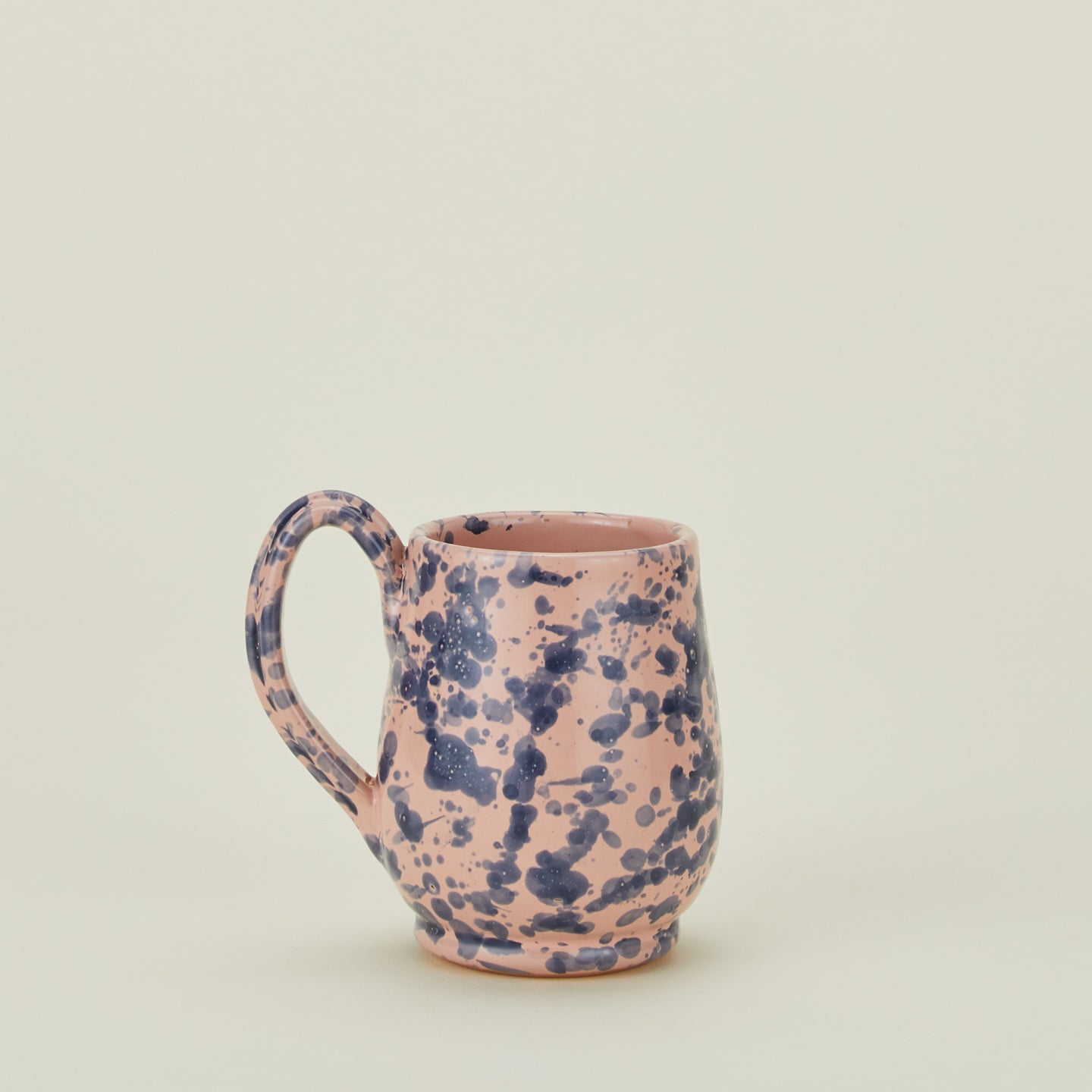Splatter mug in pink and blue