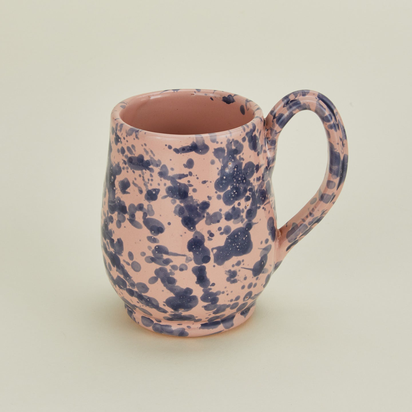 Splatter mug in pink and blue