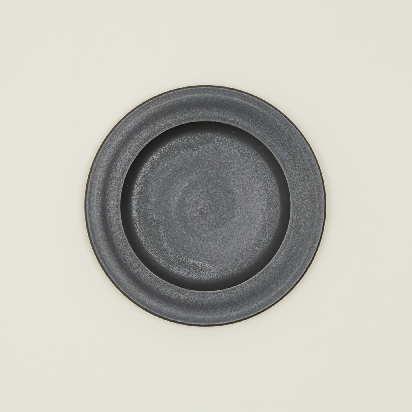 Stoneware Dinner Plate in Black.